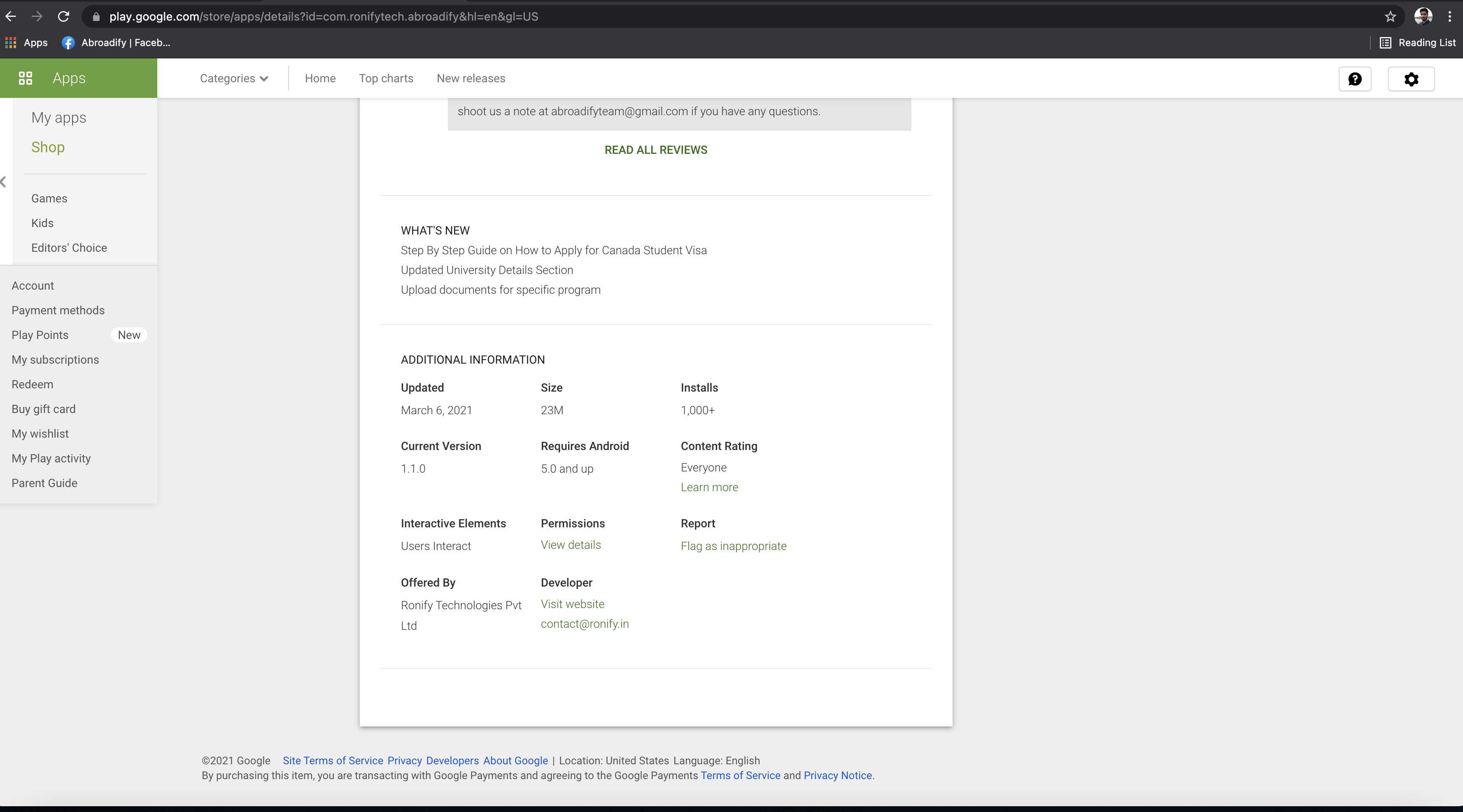 Play Store Downloads
