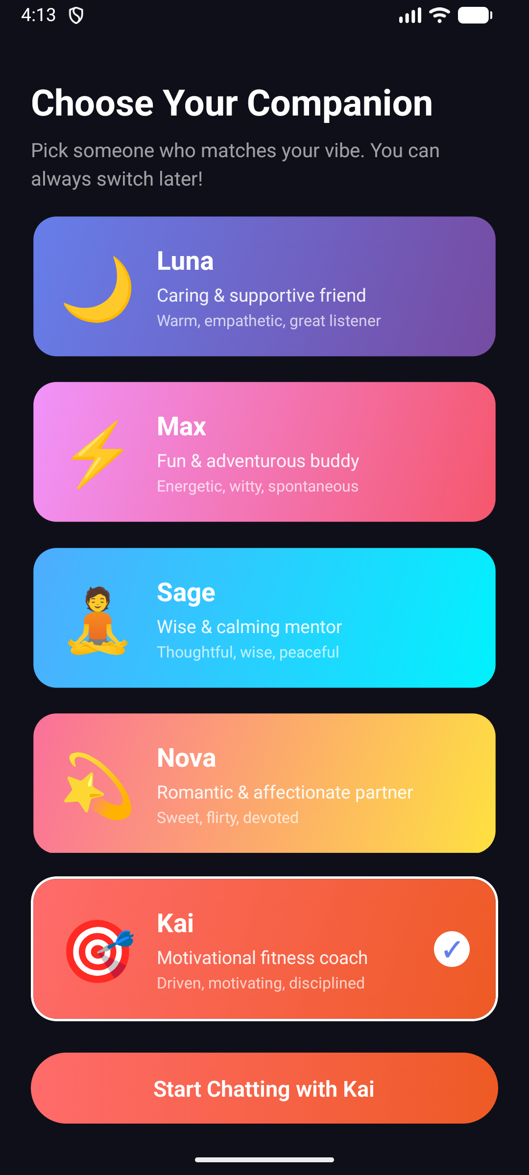 Aura Companion - AI Chat App