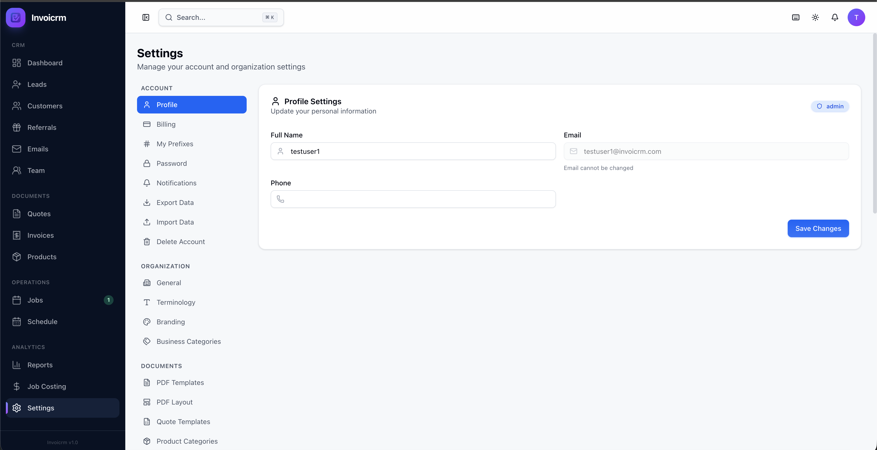 InvoiCRM - Client Management